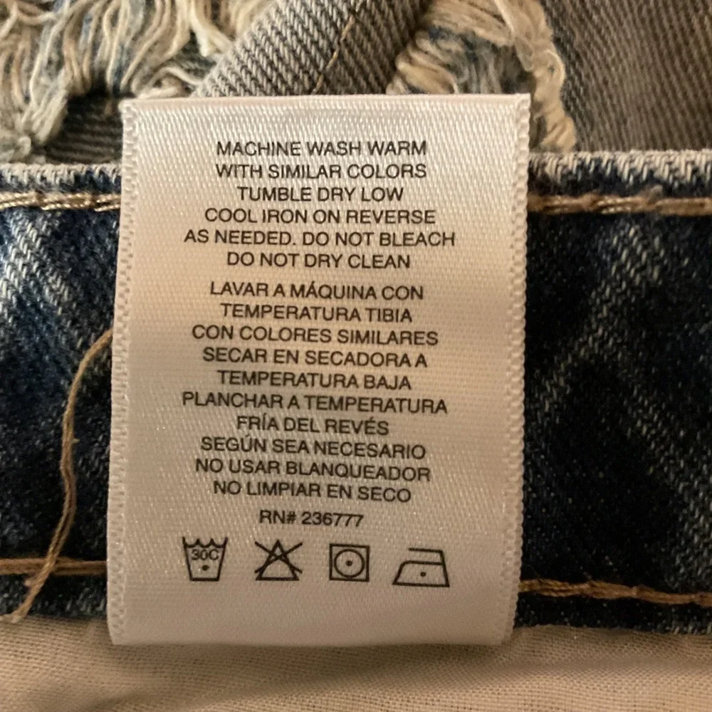 Playboy PacSun Distressed Stars & Bunny Patched Wide-Leg Denim Pants Size 28 NWT
